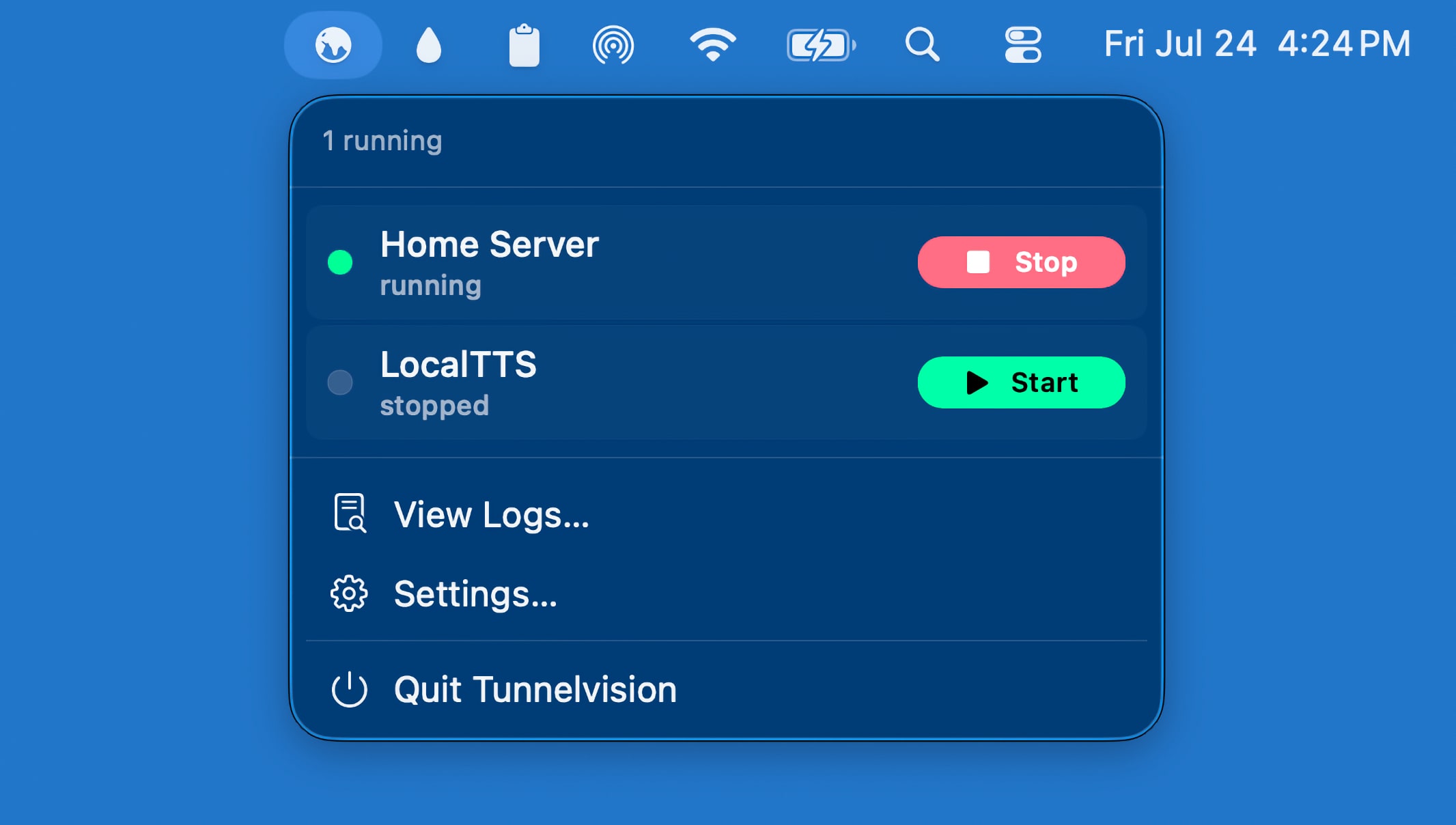 TunnelVision screenshot